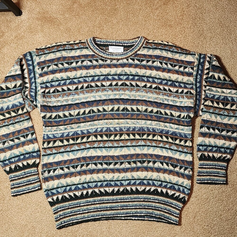 TRICOT ST RAPHAEL Cotton Woven in USA Sz Med/Large